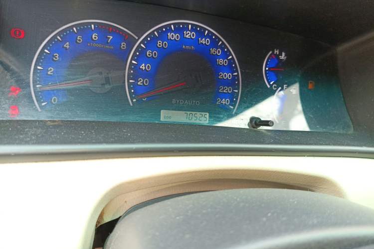 Used BYD F3R 2011 1.5L Comfort Version Odometer Close Up