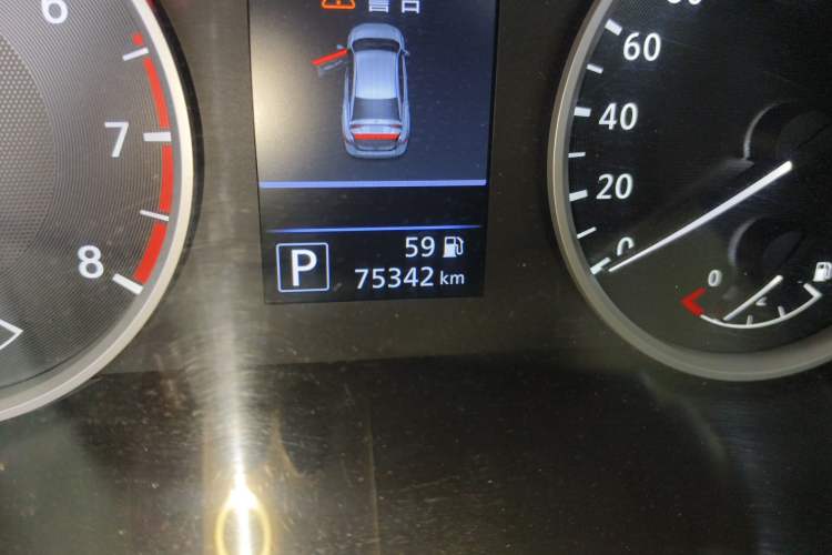 Used Nissan Sylphy 2021 1.6L XL CVT Enjoyment Edition Odometer Close Up