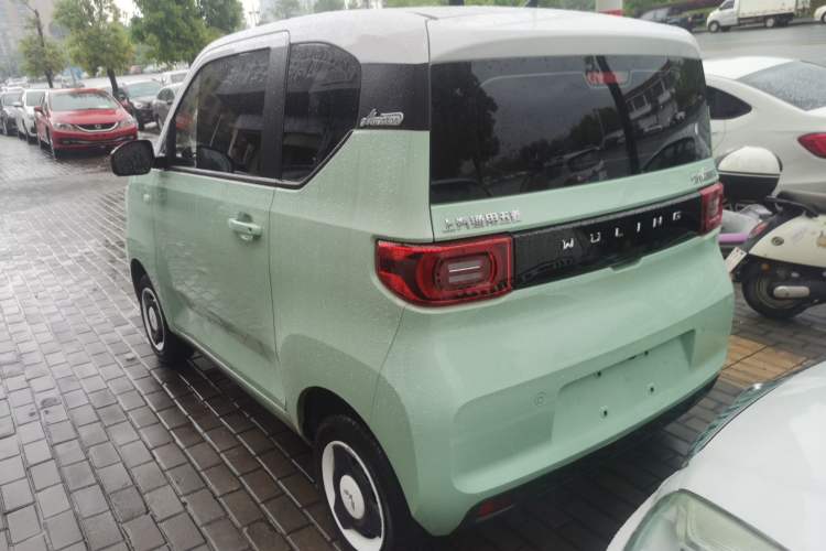 Used Wuling Hongguang MINIEV 2021 Macaron Fashion Edition Lithium-Ion Battery Rear Left 45 Deg