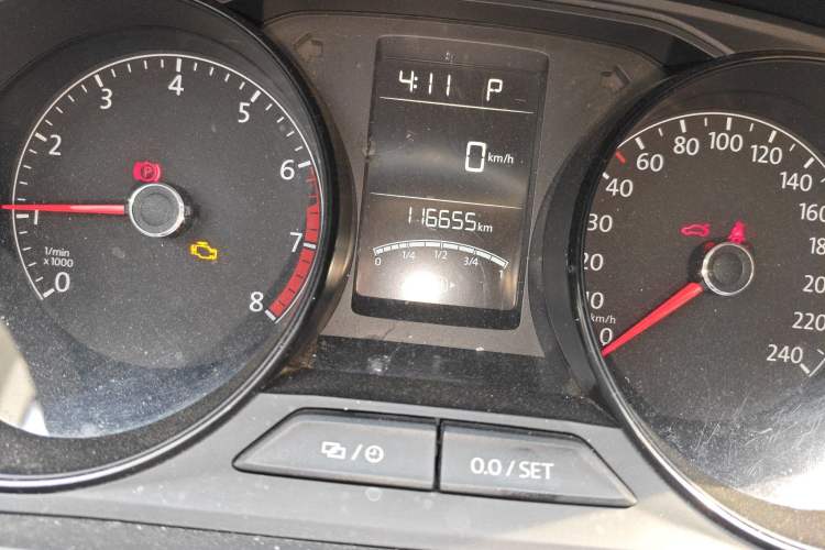 Used Volkswagen Lavida 2019 Lavida Start 1.5L Automatic Trendy Version China VI Standard Odometer Close Up