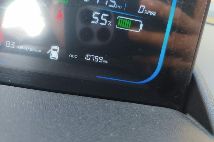 Used CHANGAN NEVO Lumin 2022 210km Sweet Edition Odometer Close Up