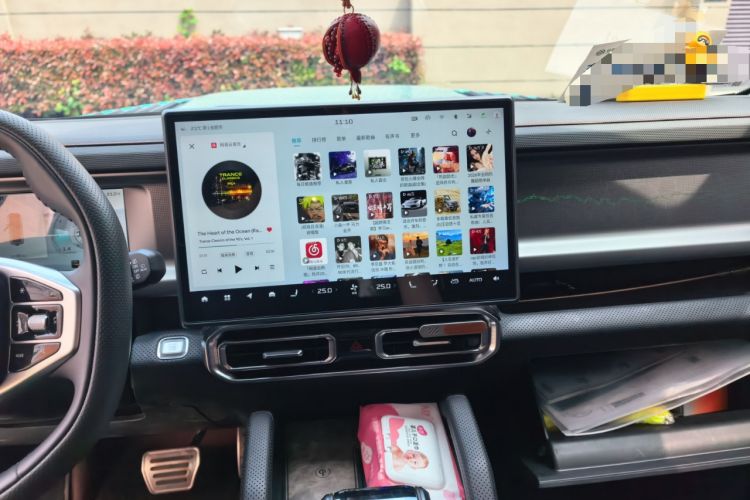 Used JETOUR Traveler 2025 2.0TD DCT Four-Wheel Drive Star Guardian Audio And AC Panel