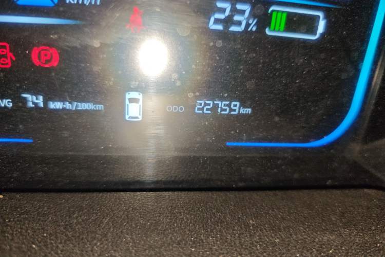 Used CHANGAN NEVO Lumin 2025 210 km Fragrant Edition Odometer Close Up