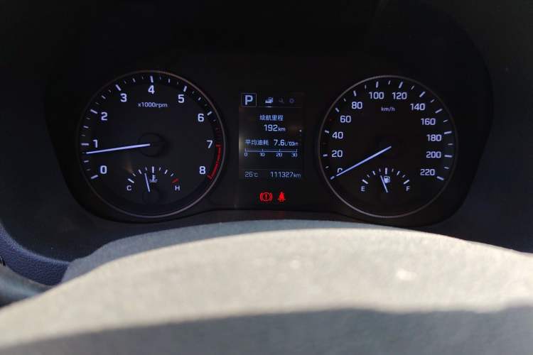 Used Hyundai Verna RV 2017 1.4L Automatic Sport Version National Emission Standard V Odometer Close Up