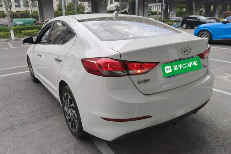 Used Hyundai Elantra (6th Generation / Lingdong) 2019 1.4T Dual-Clutch Xuan Dong · Dynamic Model Rear Left 45 Deg