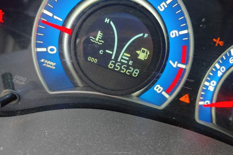 Used BYD L3 2012 1.5L Manual Comfort Edition Odometer Close Up