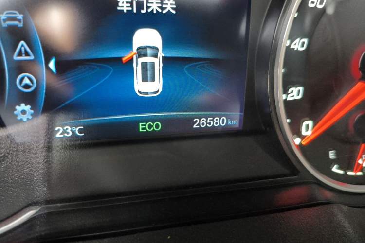 Used CHANGAN CS35PLUS 2022 1.6L Manual Luxury Edition Odometer Close Up