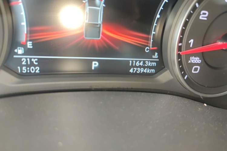 Used Foton General G9 2021 2.0T Armored Grand Commander Automatic 4x4 Leisure Edition Premium Standard Cab 4G20TI5 Odometer Close Up