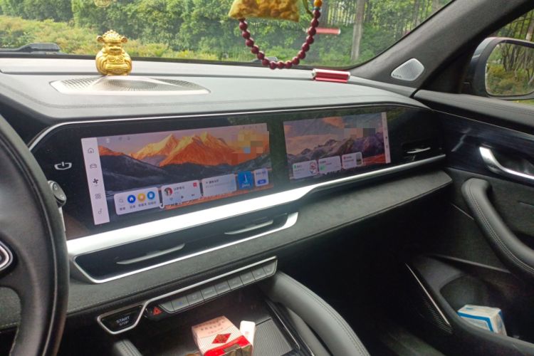 Used Geely Auto Monjaro L 2024 2.0TD High-Power Automatic Two-Wheel Drive Skyline Edition Audio And AC Panel