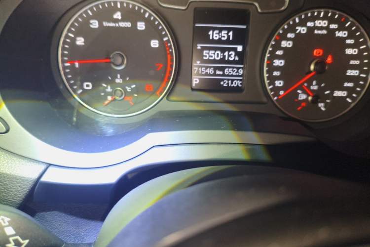 Used Audi Q3 2018 30th Anniversary Edition 35 TFSI Sport Model Odometer Close Up