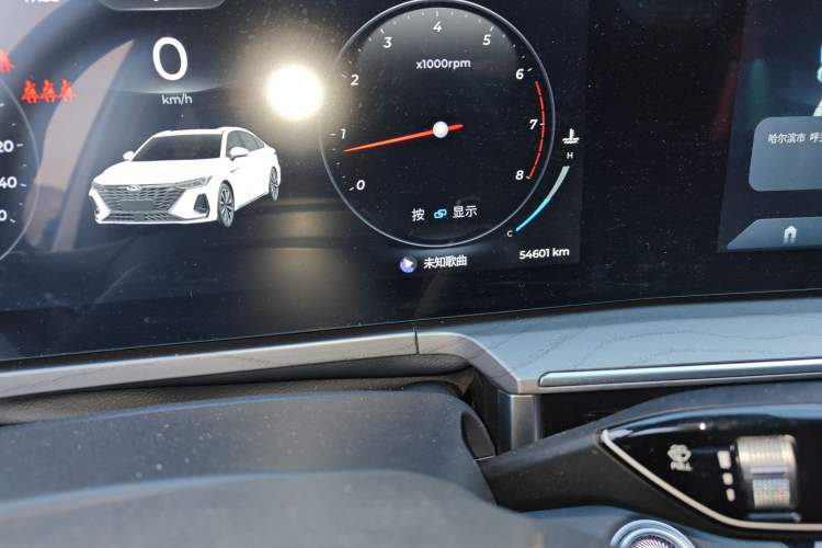 Used Chery Arrizo 8 2023 High-Performance Edition 2.0T DCT Powerfully Equipped Odometer Close Up