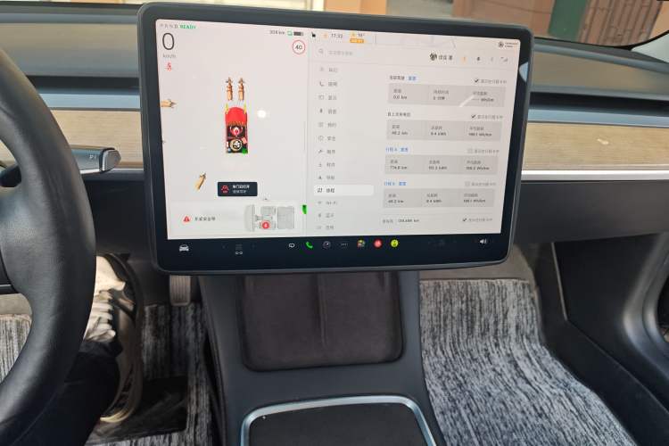 Used Tesla Model 3 2022 Rear-Wheel-Drive Version Audio And AC Panel