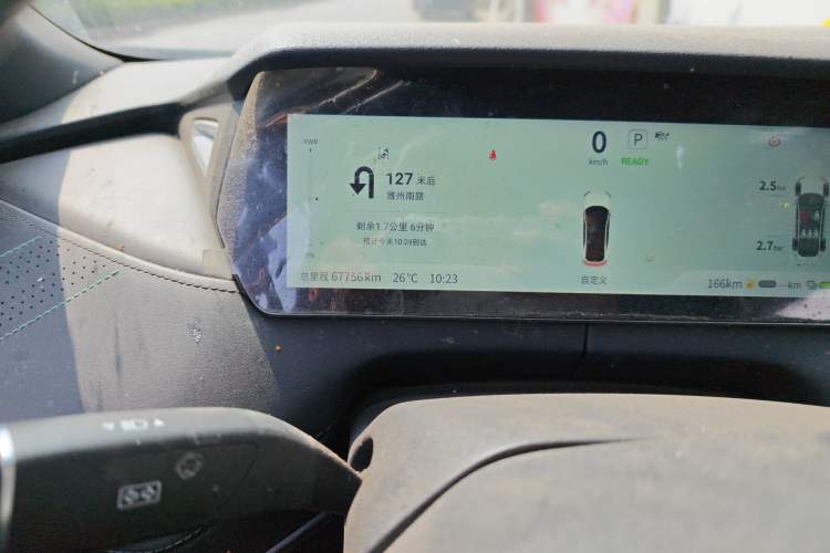 Used Deepal SL03 2023 200Max Range-Extended Version Odometer Close Up