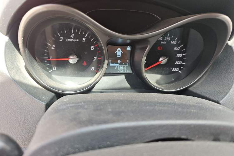 Used Haima S5 2017 Strong-Performance Version 1.6L Manual Luxury Model Odometer Close Up