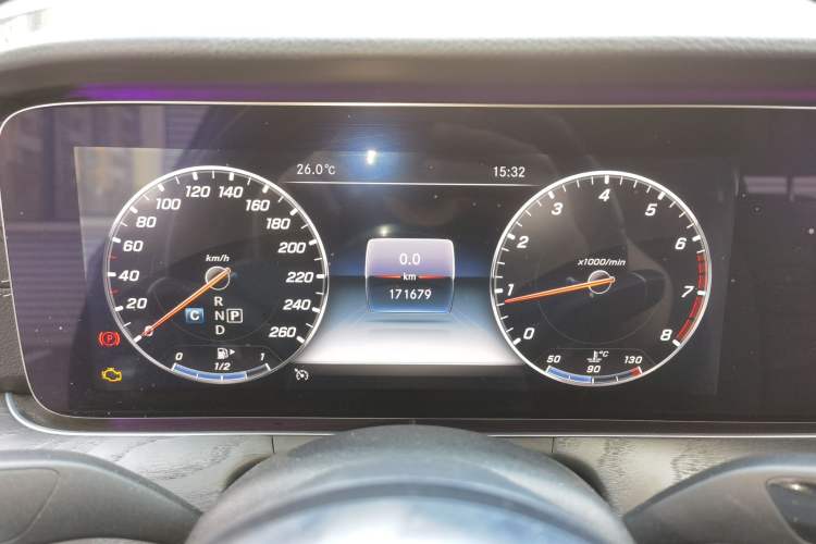 Used Mercedes-Benz E-Class 2019 E 300 L Sporty and Stylish Model Instrument Cluster