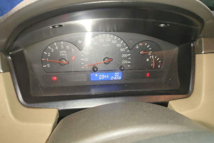 Used Chery Cowin 3 2010 1.5L Manual Comfort Edition Odometer Close Up