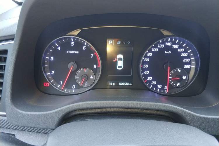 Used Hyundai Elantra (6th Generation / Lingdong) 2018 1.4T Dual-Clutch Xuan Dong · Dynamic Edition Instrument Cluster