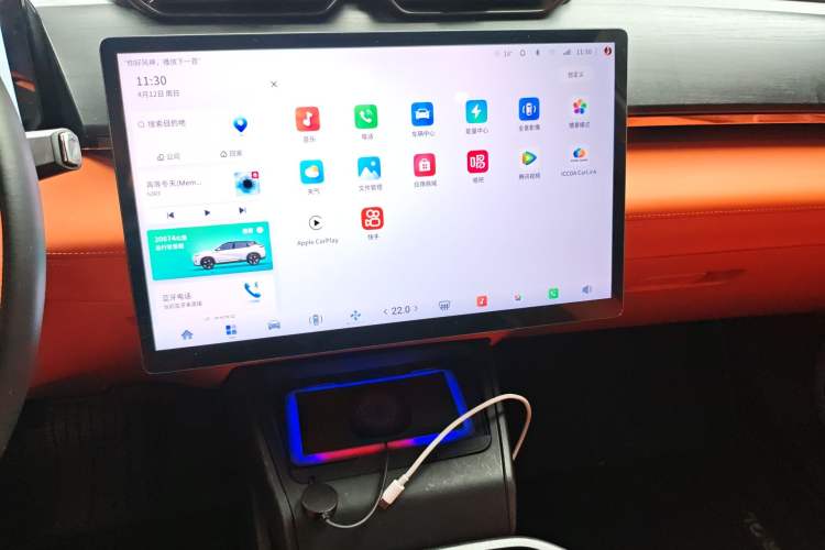 Used Dongfeng Aeolus L7 New Energy 2025 205 Ultra-Long Range Indulgence Version Audio And AC Panel