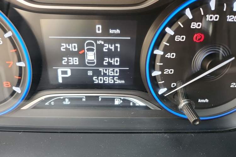 Used GAC Trumpchi GS4 2020 270T Automatic Elite Tech Edition Odometer Close Up