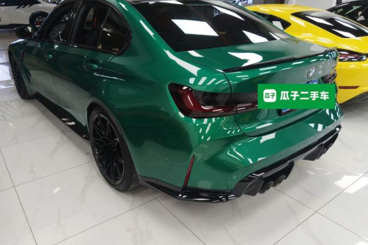 Used BMW M3 2024 M3 Sedan M xDrive Thunder Edition Rear Left 45 Deg