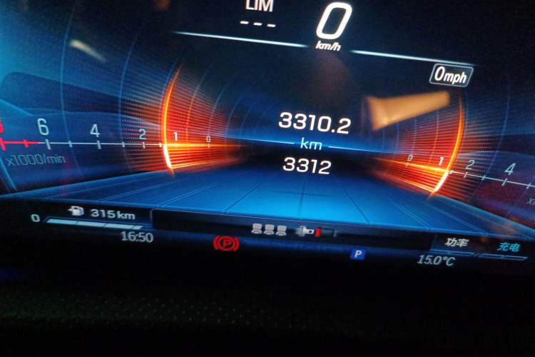 Used Mercedes-Benz CLA AMG 2024 Facelifted AMG CLA 35 4MATIC Odometer Close Up