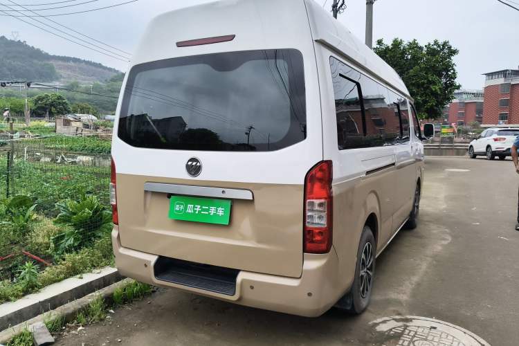Used Foton Scenic G7 2021 2.4L Gasoline Commercial Version Long Wheelbase High Roof 6-Seater with Clear Windows Model 4K22D4M
