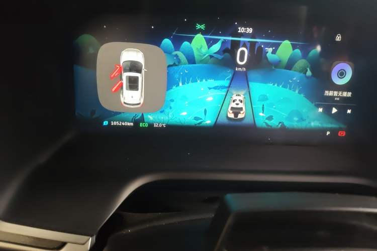 Used WM Motor EX5 2018 EX5 400 Extra Innovation Edition Odometer Close Up