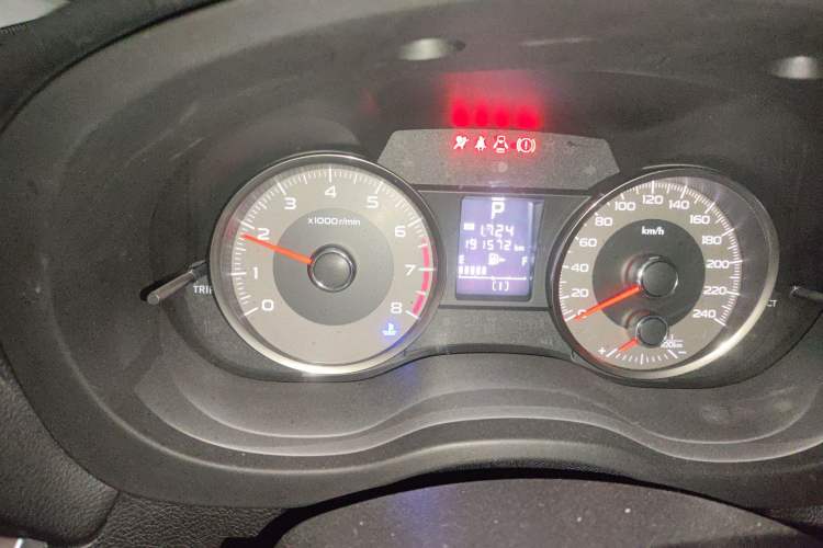 Used Subaru Forester 2013 2.0i Automatic Luxury Edition Odometer Close Up