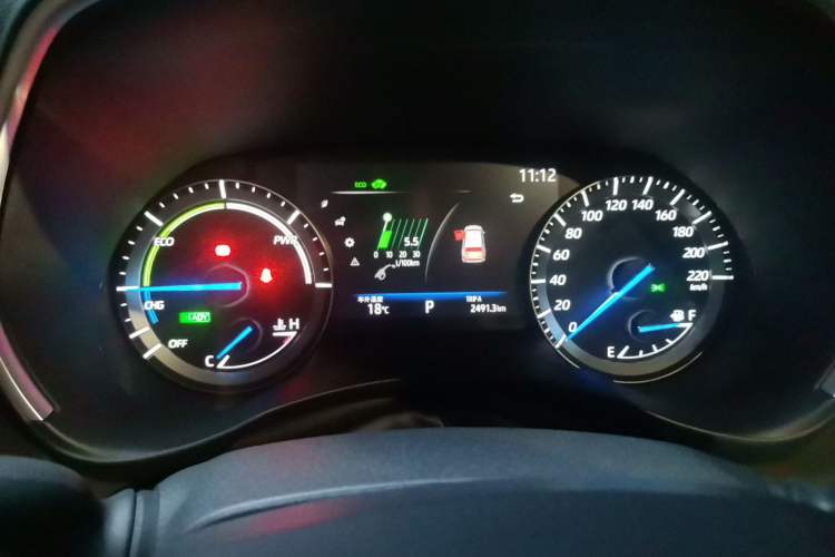 Used Toyota Highlander 2022 Dual-Engine 2.5L Two-Wheel Drive Elite Edition 7-Seater Instrument Cluster