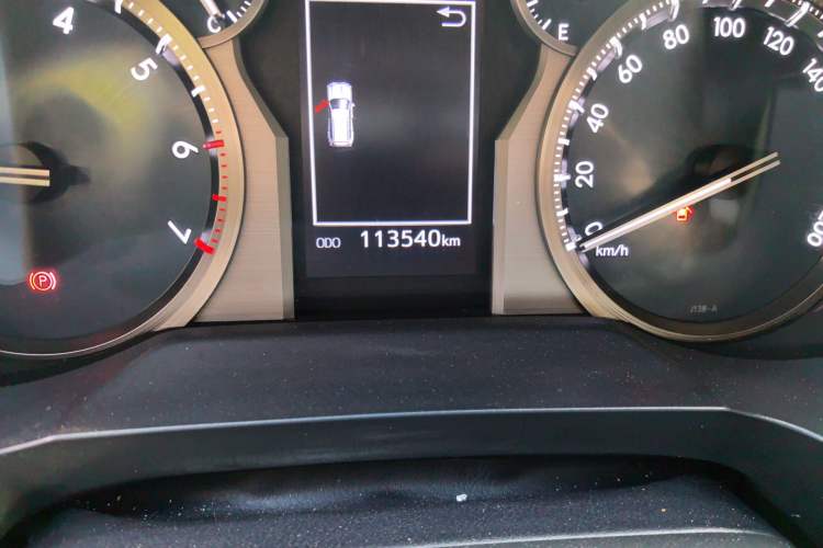 Used Toyota Prado  Odometer Close Up