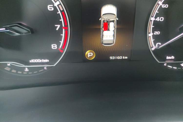 Used Geely Auto Coolray 2021 1.4T DCT Platinum Edition Odometer Close Up