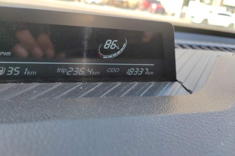 Used NETA V 2022 Chao 400 Lite Odometer Close Up