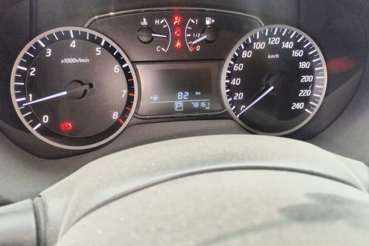 Used Nissan Sylphy 2019 Classic 1.6XE CVT Comfort Edition Odometer Close Up