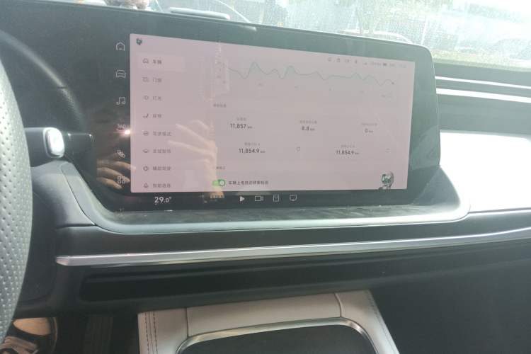 Used XPeng P7 2024 P7i 550 Pro Audio And AC Panel