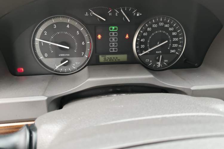 Used Toyota Land Cruiser  Odometer Close Up