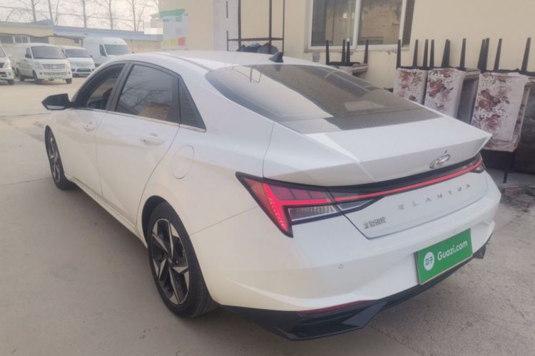 Used Hyundai Elantra 2022 1.5L CVT LUX Prestige Edition Rear Left 45 Deg