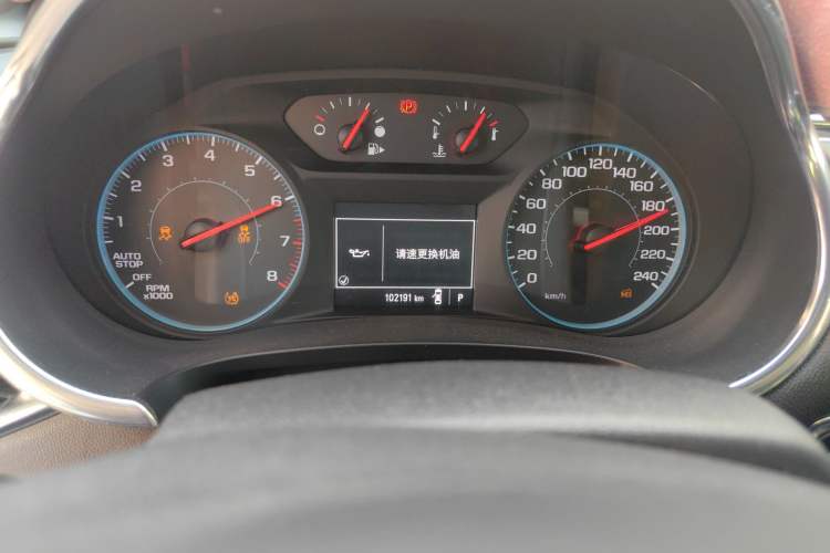 Used Chevrolet Malibu XL 2016 1.5T Dual-Clutch Ruichi Edition Odometer Close Up