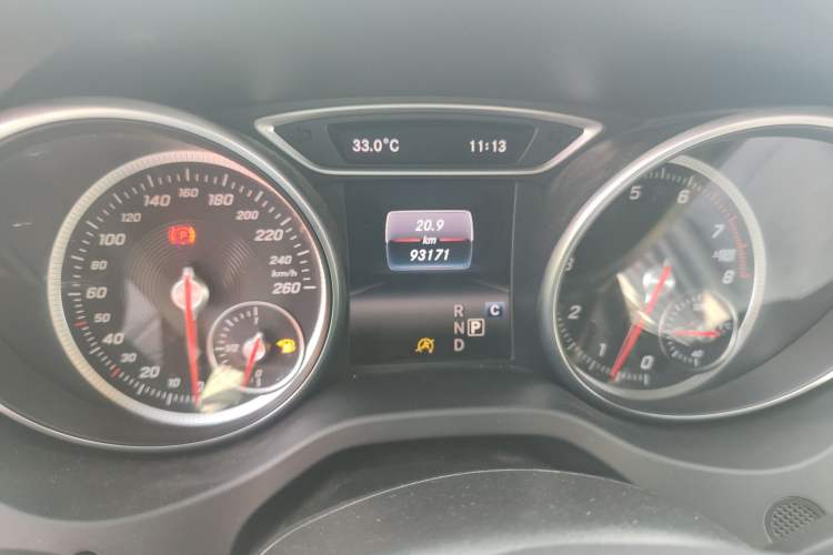 Used Mercedes-Benz CLA 2017 CLA 200 Sport Edition Odometer Close Up