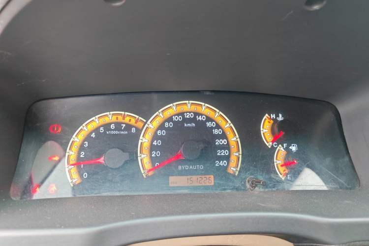 Used BYD F3 2014 1.5L Manual Luxury Model Instrument Cluster