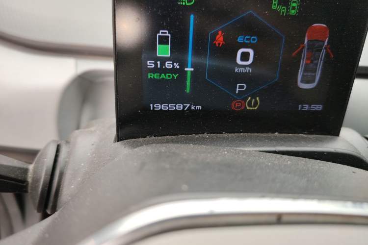 Used Geometry A 2019 High-Performance Standard Range Power Edition Odometer Close Up