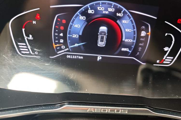 Used Dongfeng Aeolus AX7 2019 1.6T Automatic AI Pioneer Model China V Standard Odometer Close Up