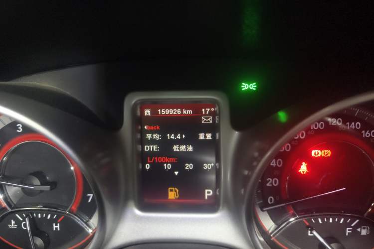 Used Fiat Freemont 2013 3.6L Intelligent All-Wheel-Drive Version Odometer Close Up