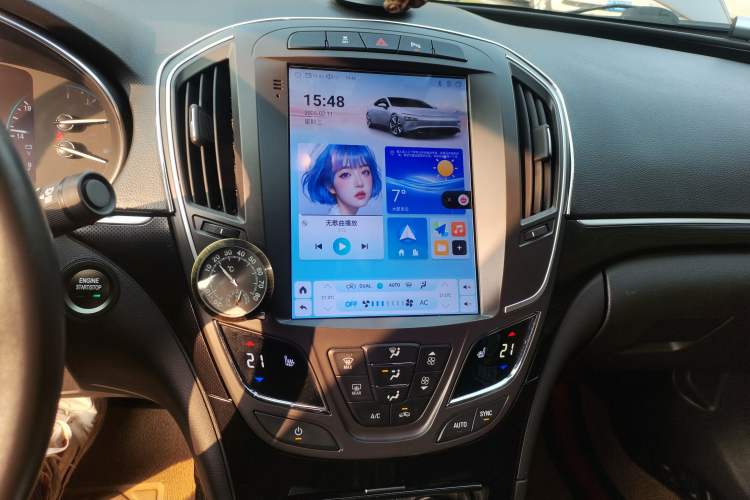 Used Buick Regal 2015 1.6T Elite Tech Model Audio And AC Panel