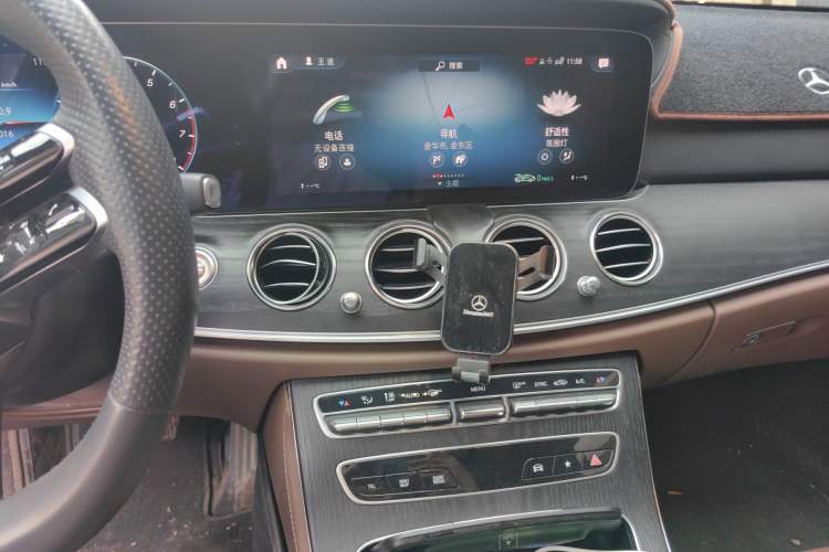 Used Mercedes-Benz E-Class 2023 E 300 L Sporty and Stylish Model Audio And AC Panel