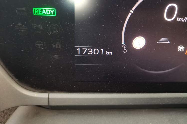 Used Toyota FAW bZ4X 2022 Four-Wheel-Drive High-Performance PRO Edition Odometer Close Up