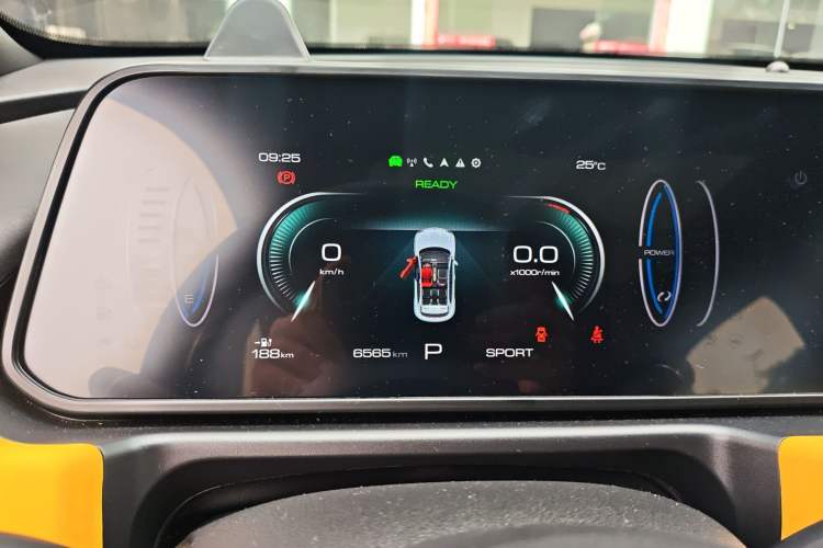 Used ORA Good Cat GT 2023 Mulan Edition 401km Prestige Version Instrument Cluster