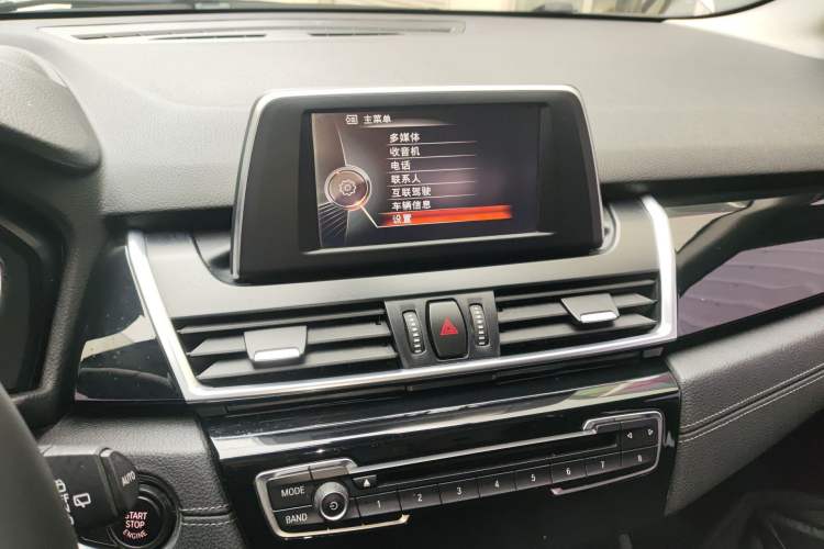 Used BMW 2 Series Active Tourer 2015 218i Sports Design Package Audio And AC Panel