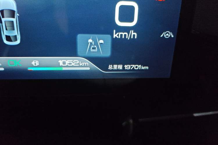 Used BYD Seal 06 New Energy 2024 DM-i 120KM Luxury Model Odometer Close Up