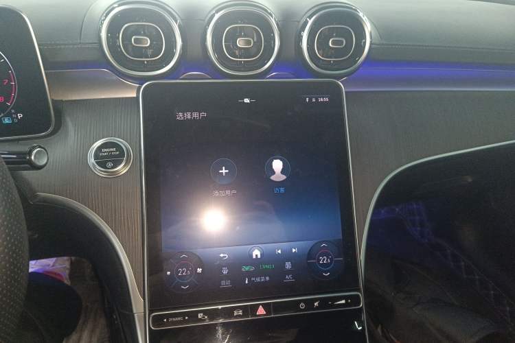 Used Mercedes-Benz C-Class 2022 C 200 L Sport Edition Audio And AC Panel