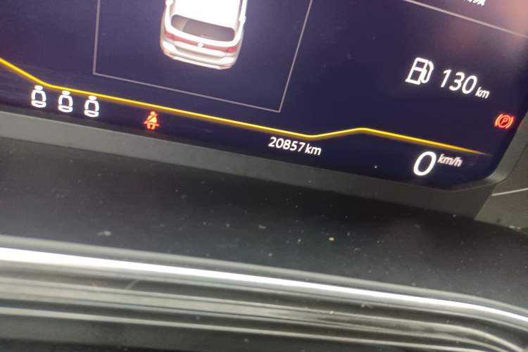 Used Volkswagen Tacqua 2021 1.5L Automatic Yue Zhi Lian Edition Odometer Close Up